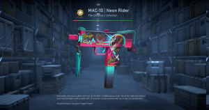 MAC-10 | Neon Rider (Minimal Wear) Screenshot
