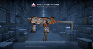 MP9 | Starlight Protector (Battle-Scarred) Screenshot
