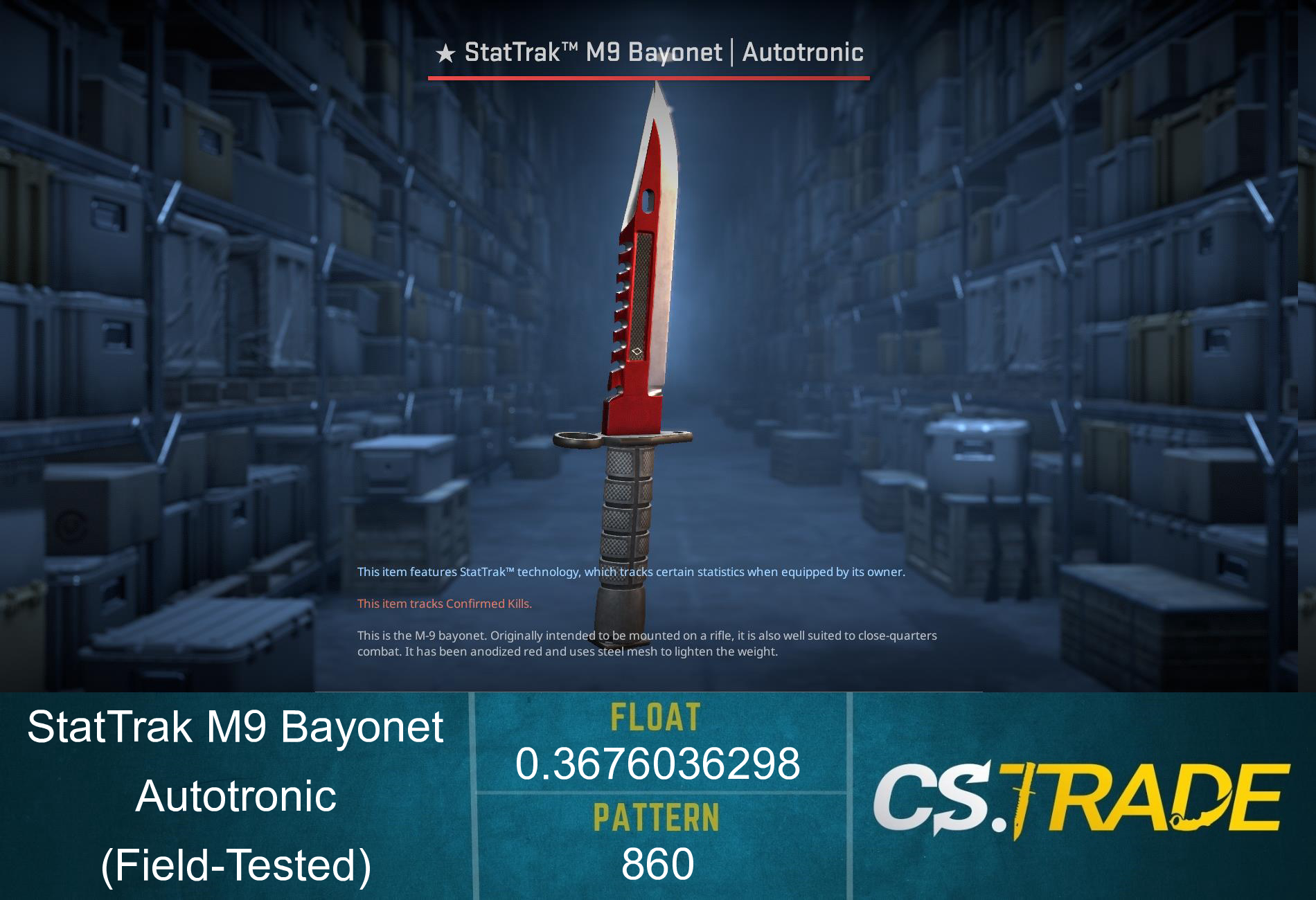 ★ M9 Bayonet | Autotronic (Factory New) Screenshot
