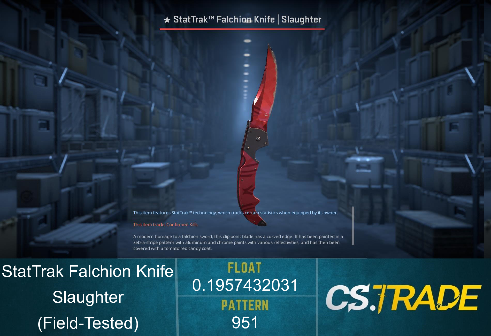 ★ Falchion Knife | Slaughter (Factory New) Screenshot