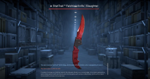 ★ StatTrak™ Falchion Knife | Slaughter (Field-Tested) Screenshot