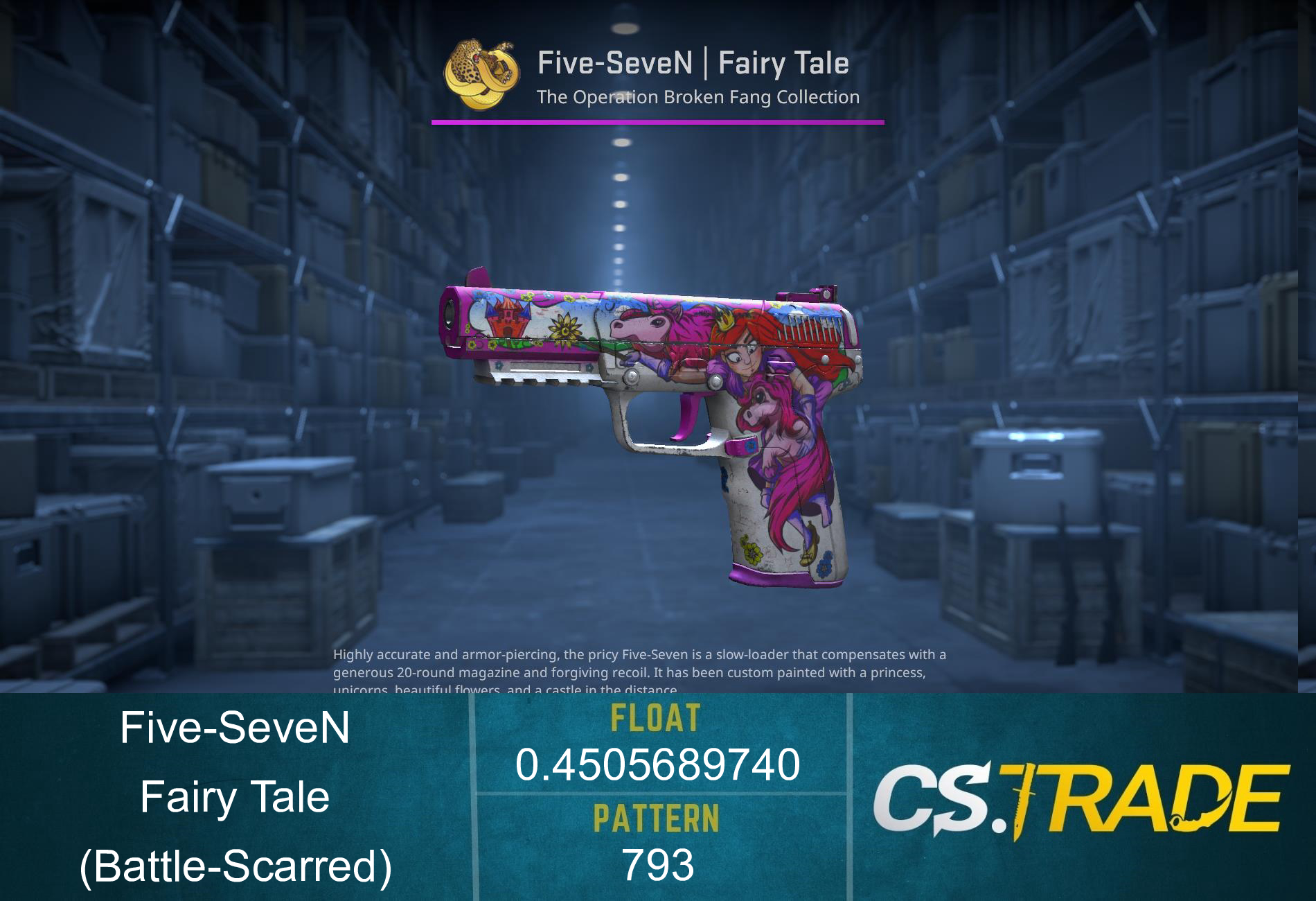 Five-SeveN | Fairy Tale (Battle-Scarred) Screenshot