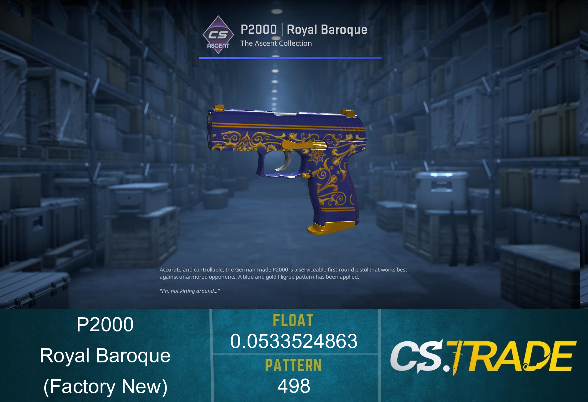 P2000 | Royal Baroque (Factory New) Screenshot