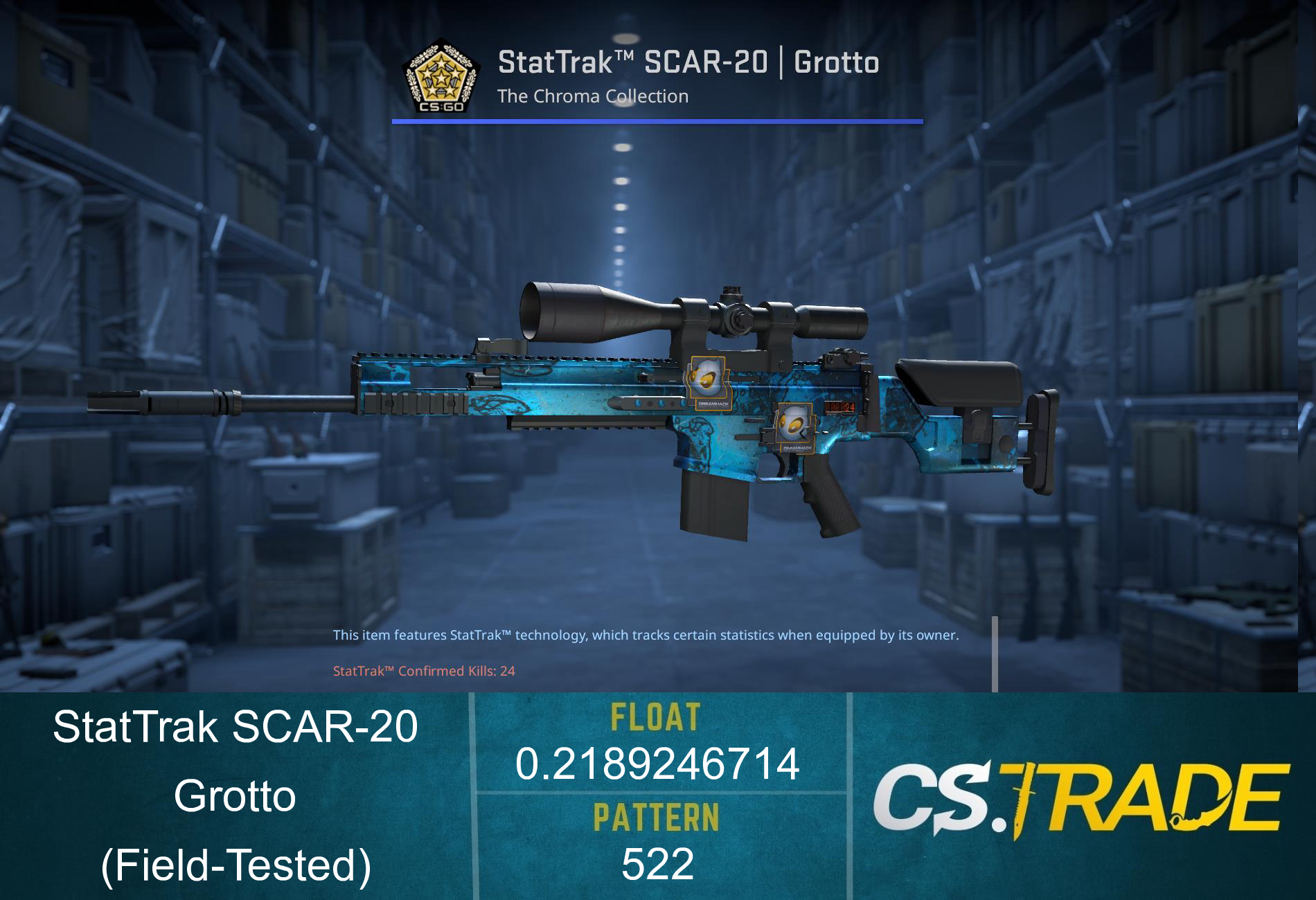 SCAR-20 | Grotto (Field-Tested) Screenshot