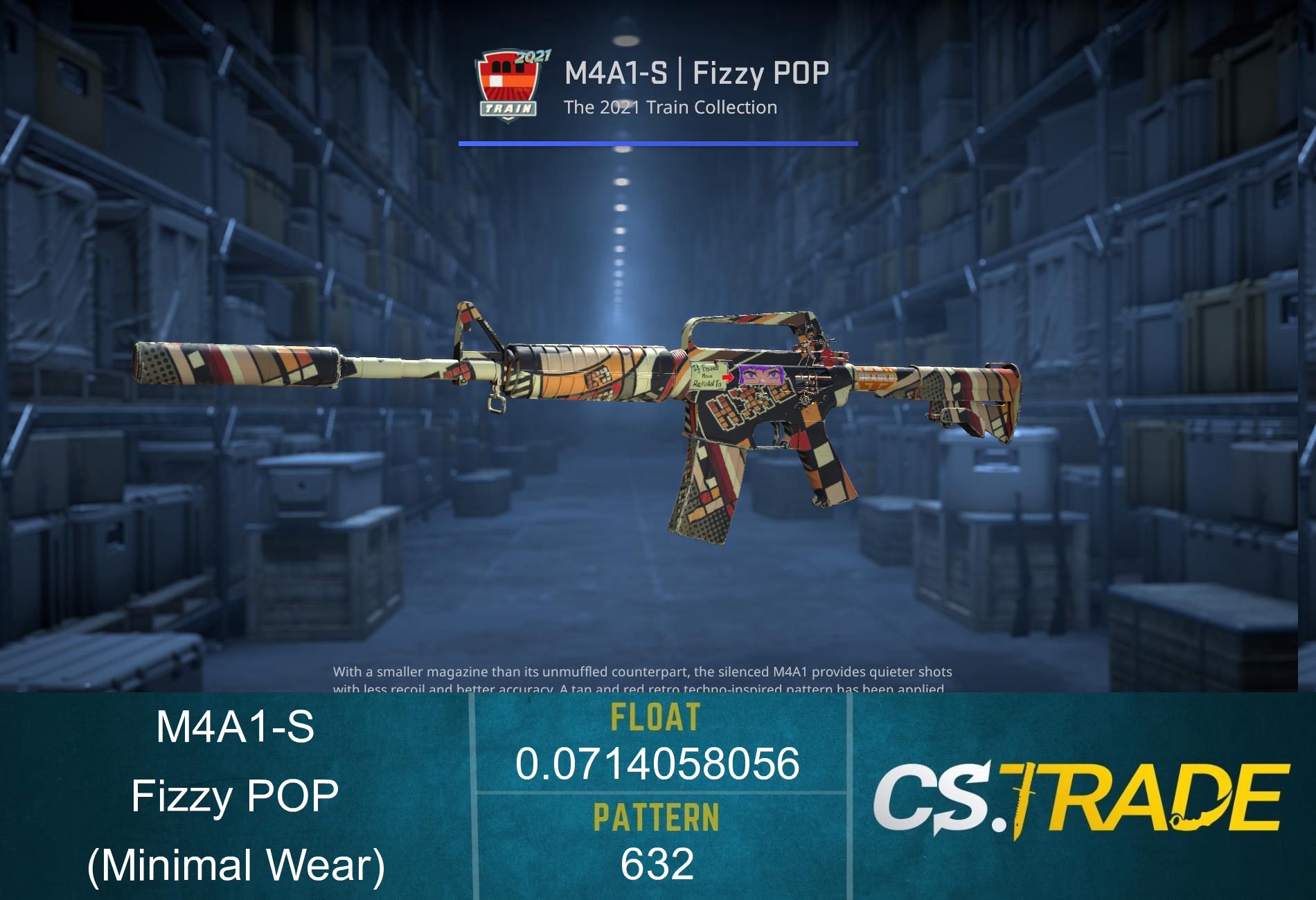 M4A1-S | Fizzy POP (Minimal Wear) Screenshot