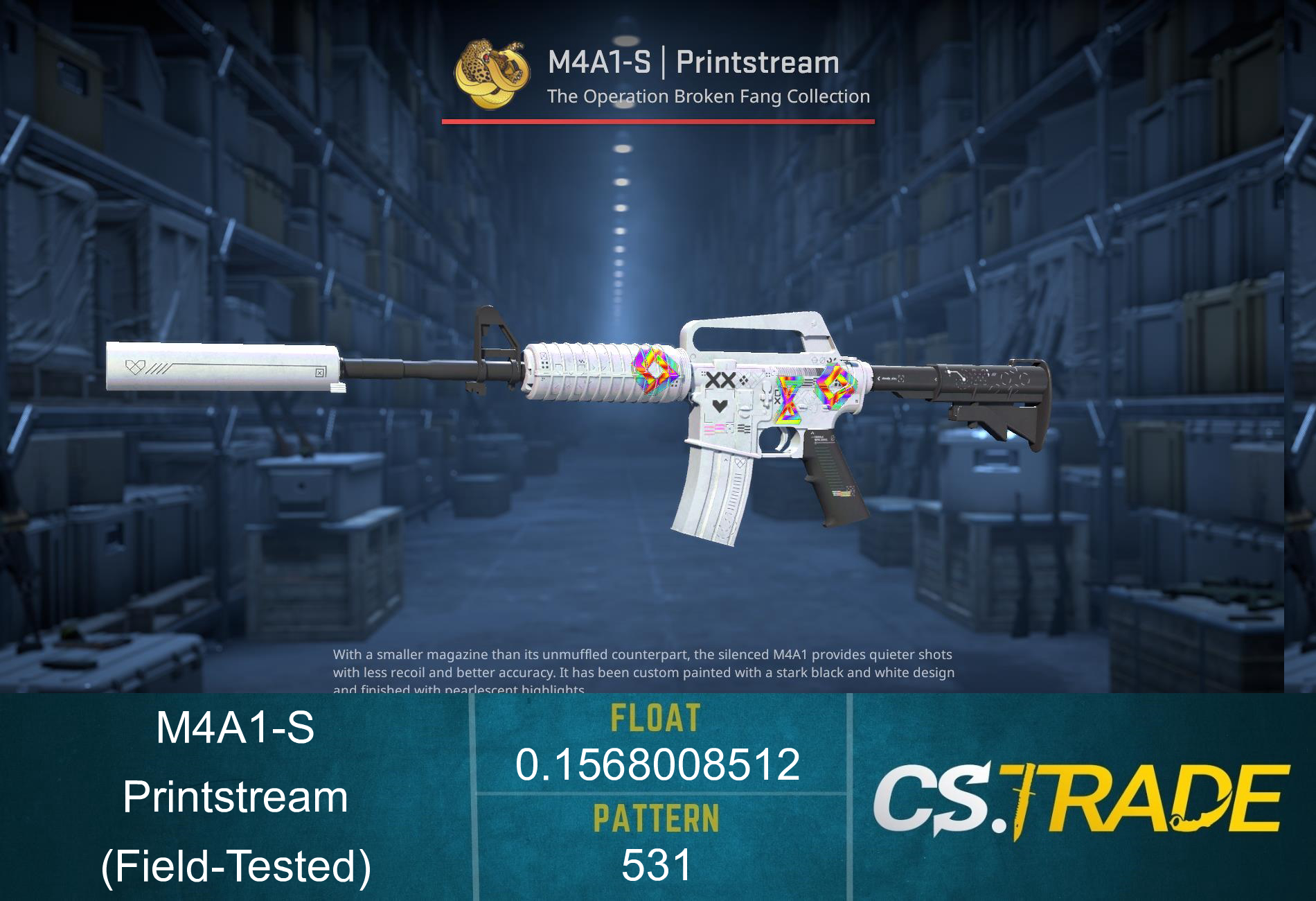 M4A1-S | Printstream (Field-Tested) Screenshot