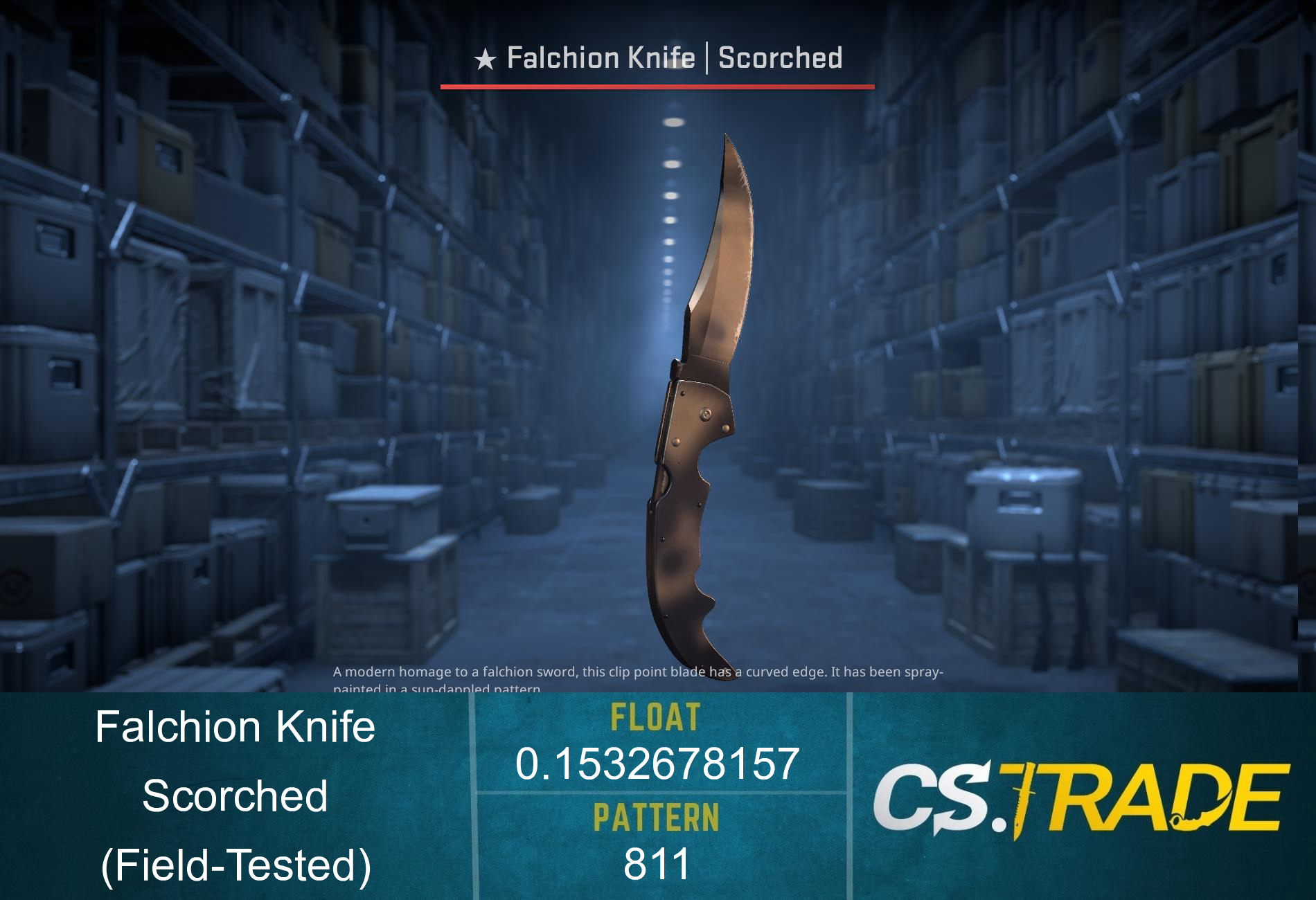 ★ Falchion Knife | Scorched (Field-Tested) Screenshot