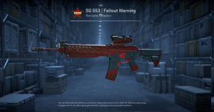 SG 553 | Fallout Warning (Minimal Wear) Screenshot