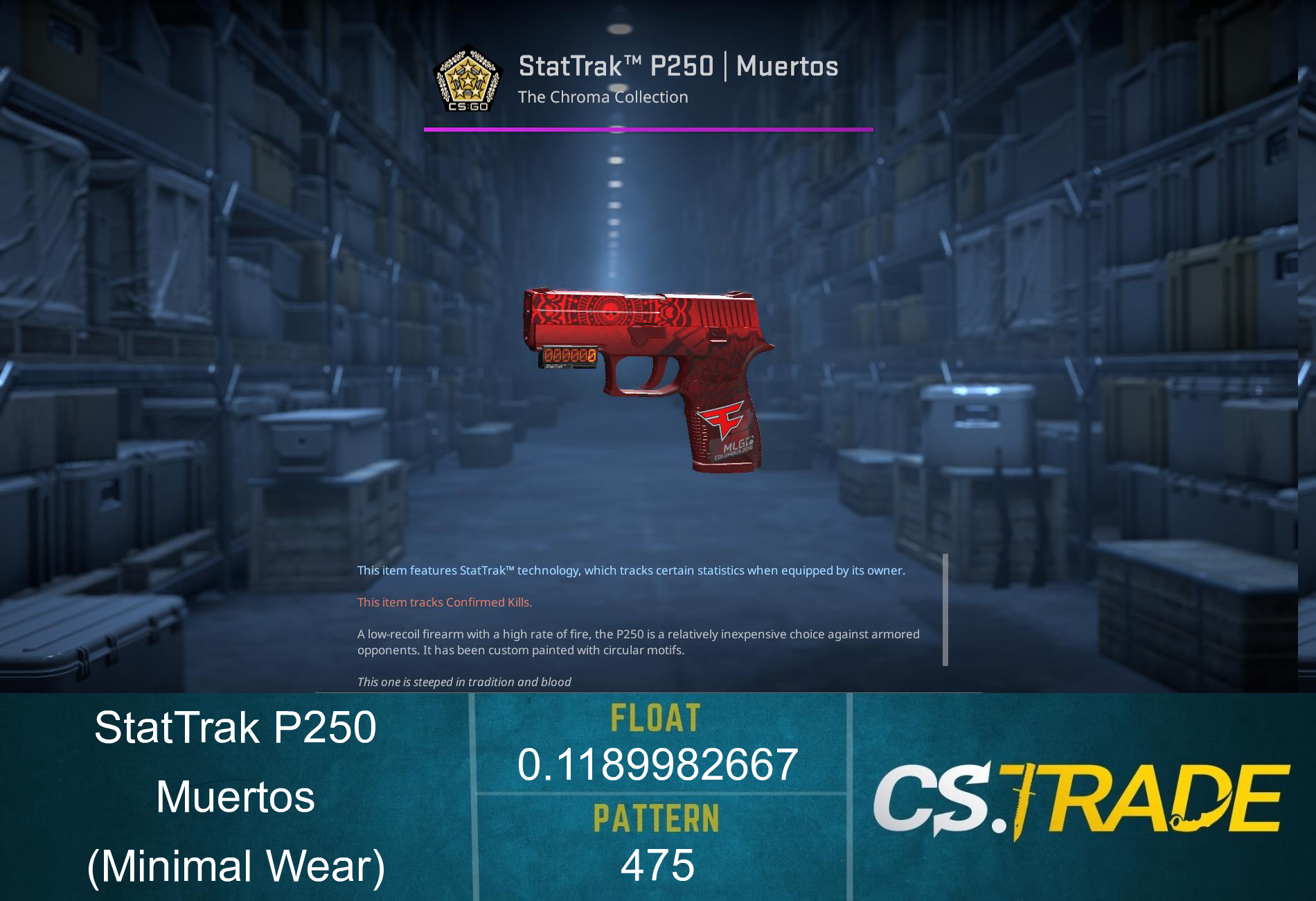 P250 | Muertos (Minimal Wear) Screenshot