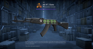 AK-47 | Slate (Well-Worn) Screenshot