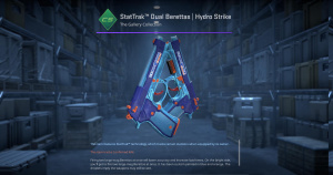 StatTrak™ Dual Berettas | Hydro Strike (Minimal Wear) Screenshot