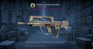 FAMAS | Mecha Industries (Battle-Scarred) Screenshot