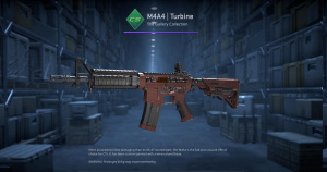 M4A4 | Turbine (Minimal Wear) Screenshot