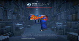 P2000 | Fire Elemental (Field-Tested) Screenshot
