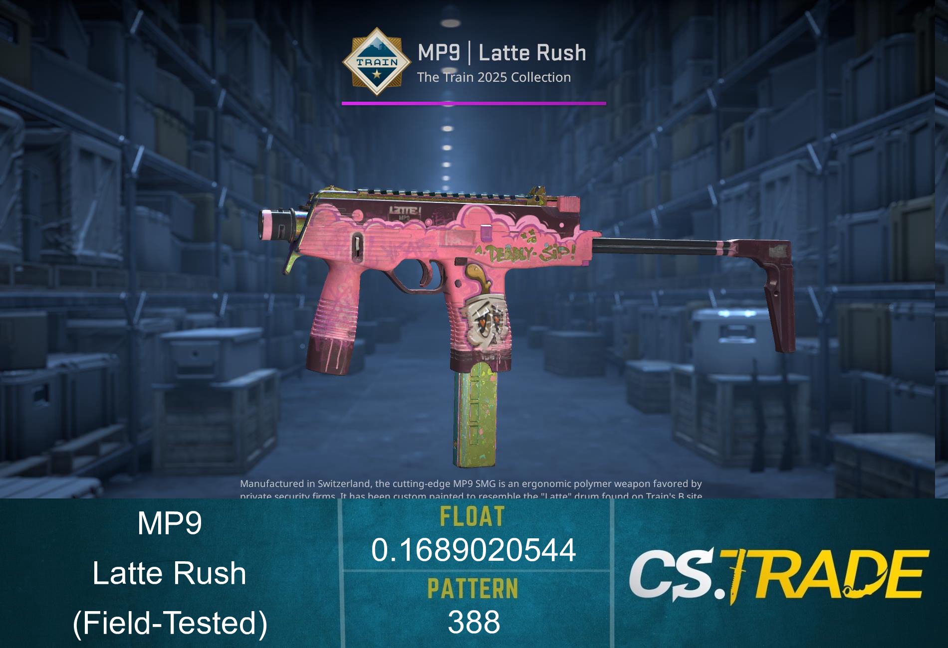 MP9 | Latte Rush (Field-Tested) Screenshot