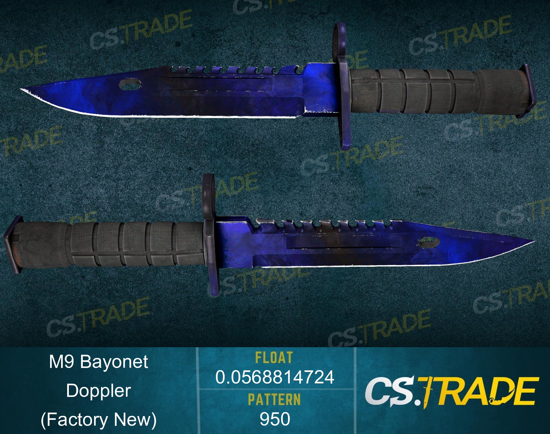 M9 Bayonet | Doppler CS:GO & CS2 Skin - CS.TRADE Wiki