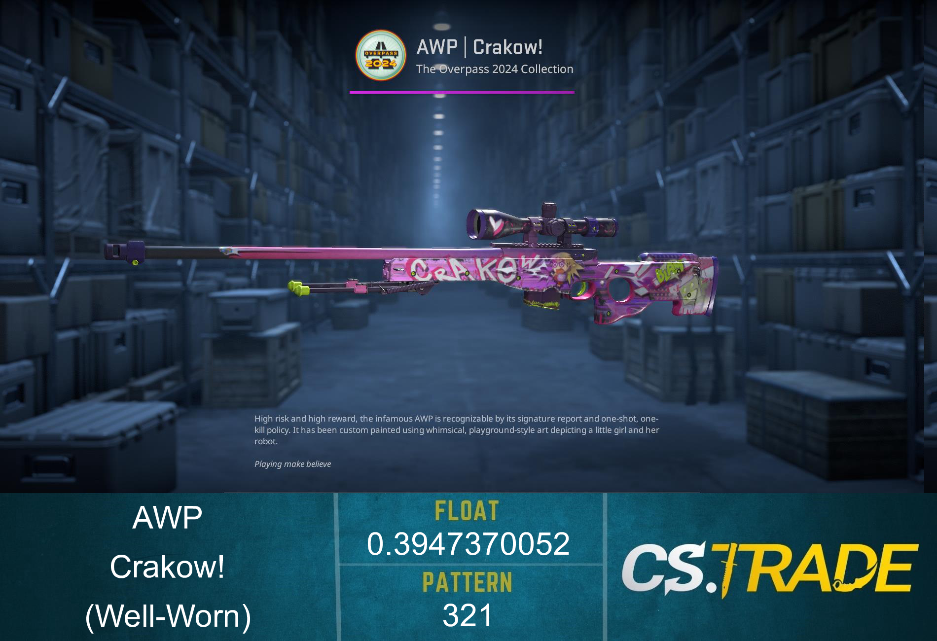 AWP | Crakow! (Well-Worn) Screenshot