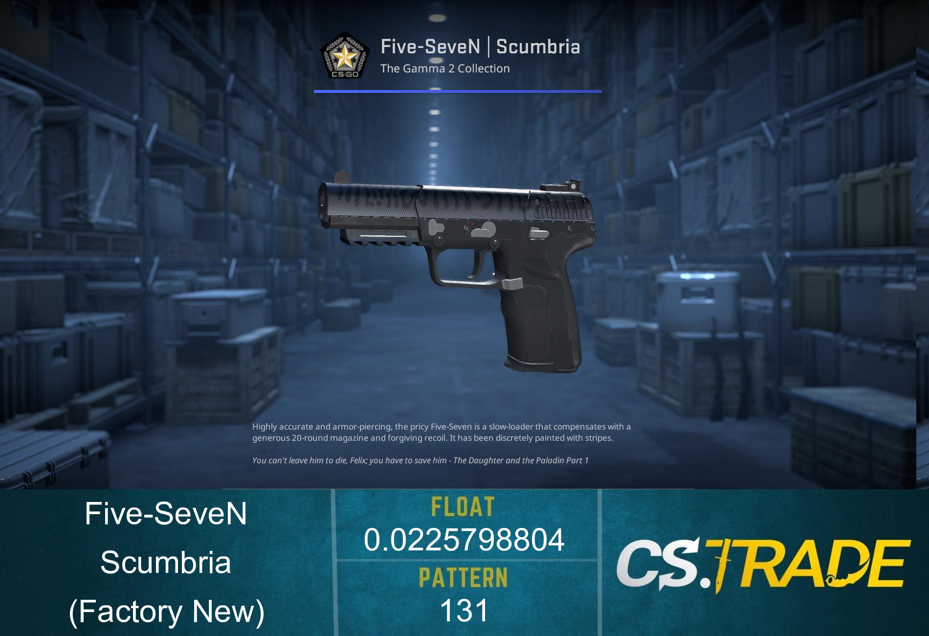 Five-SeveN | Scumbria (Factory New) Screenshot