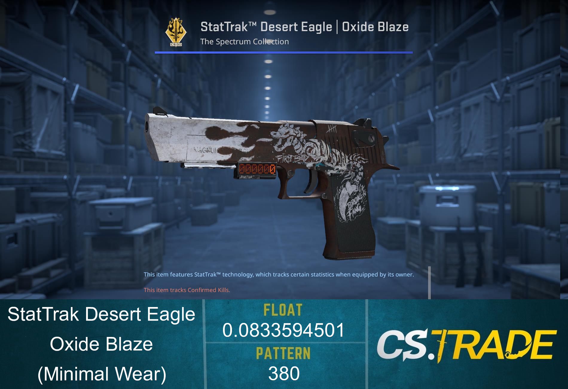 Desert Eagle | Oxide Blaze (Minimal Wear) Screenshot