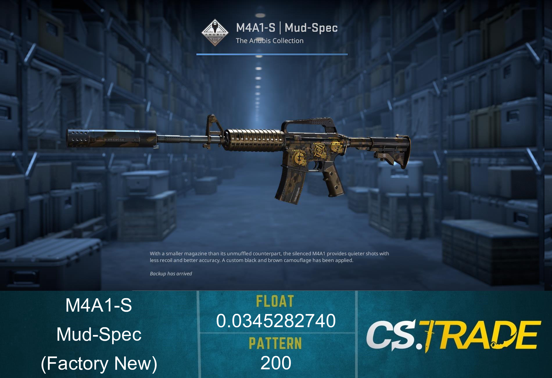 M4A1-S | Mud-Spec (Factory New) Screenshot