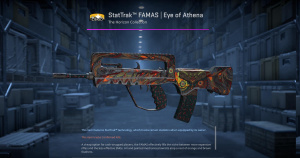 StatTrak™ FAMAS | Eye of Athena (Field-Tested) Screenshot