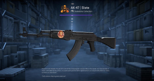 AK-47 | Slate (Well-Worn) Screenshot