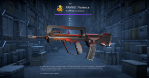 FAMAS | Valence (Well-Worn) Screenshot