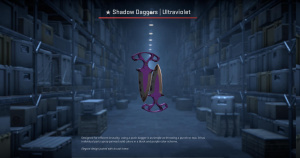 ★ Shadow Daggers | Ultraviolet (Battle-Scarred) Screenshot