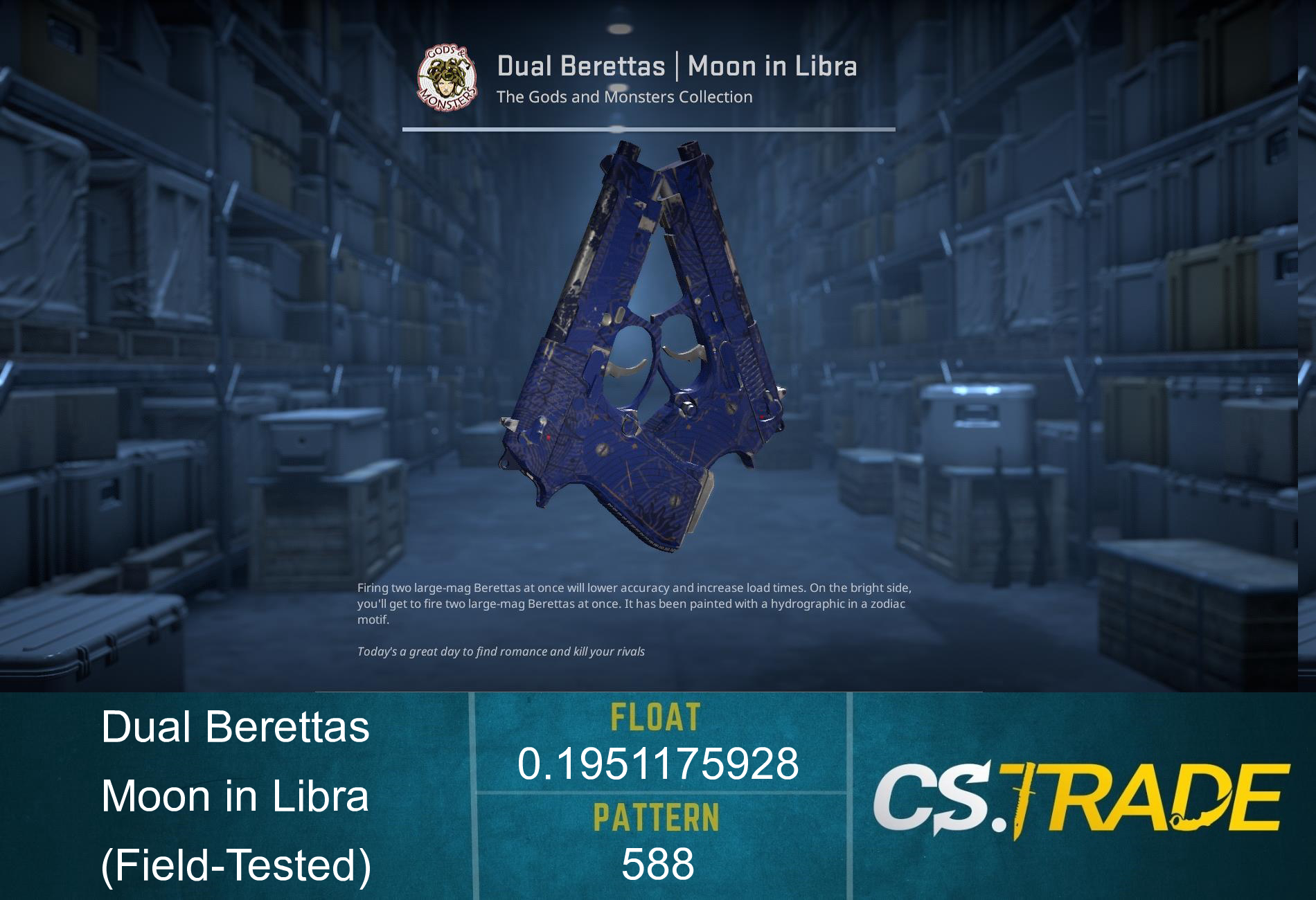 Dual Berettas | Moon in Libra (Field-Tested) Screenshot