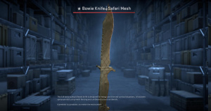 ★ Bowie Knife | Safari Mesh (Field-Tested) Screenshot