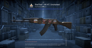 StatTrak™ AK-47 | Uncharted (Minimal Wear) Screenshot