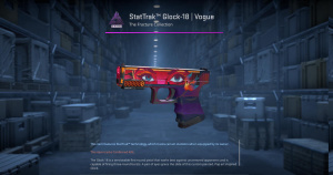 StatTrak™ Glock-18 | Vogue (Well-Worn) Screenshot