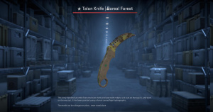 ★ Talon Knife | Boreal Forest (Well-Worn) Screenshot