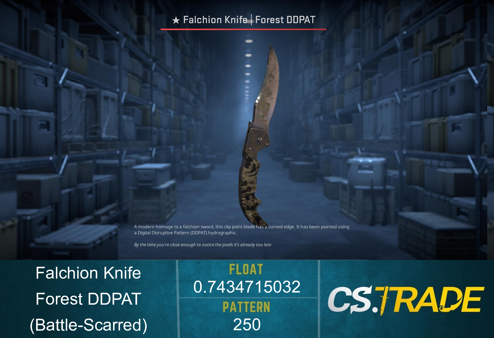 ★ Falchion Knife | Forest DDPAT (Factory New) Screenshot