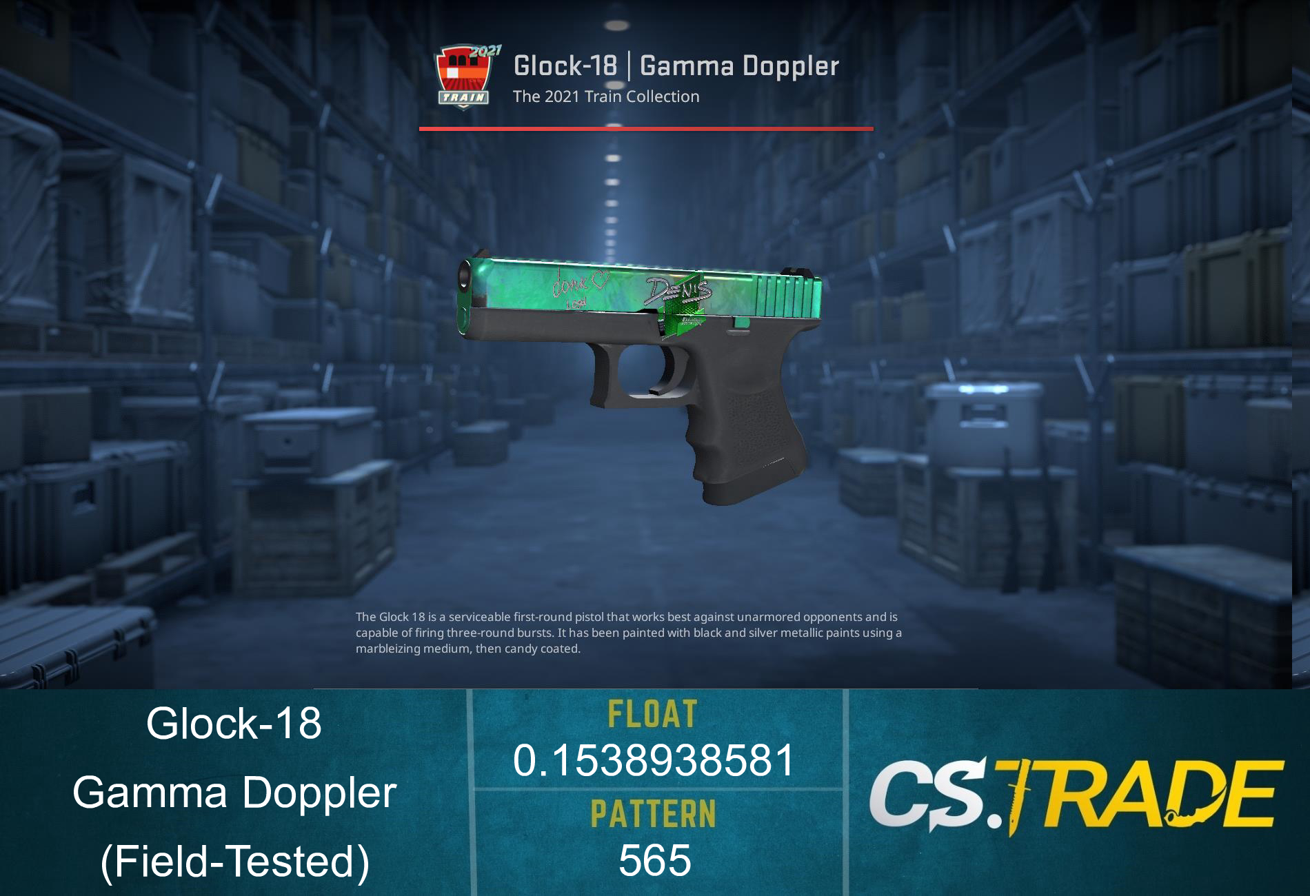 Glock-18 | Gamma Doppler Phase 2 (Field-Tested) Screenshot