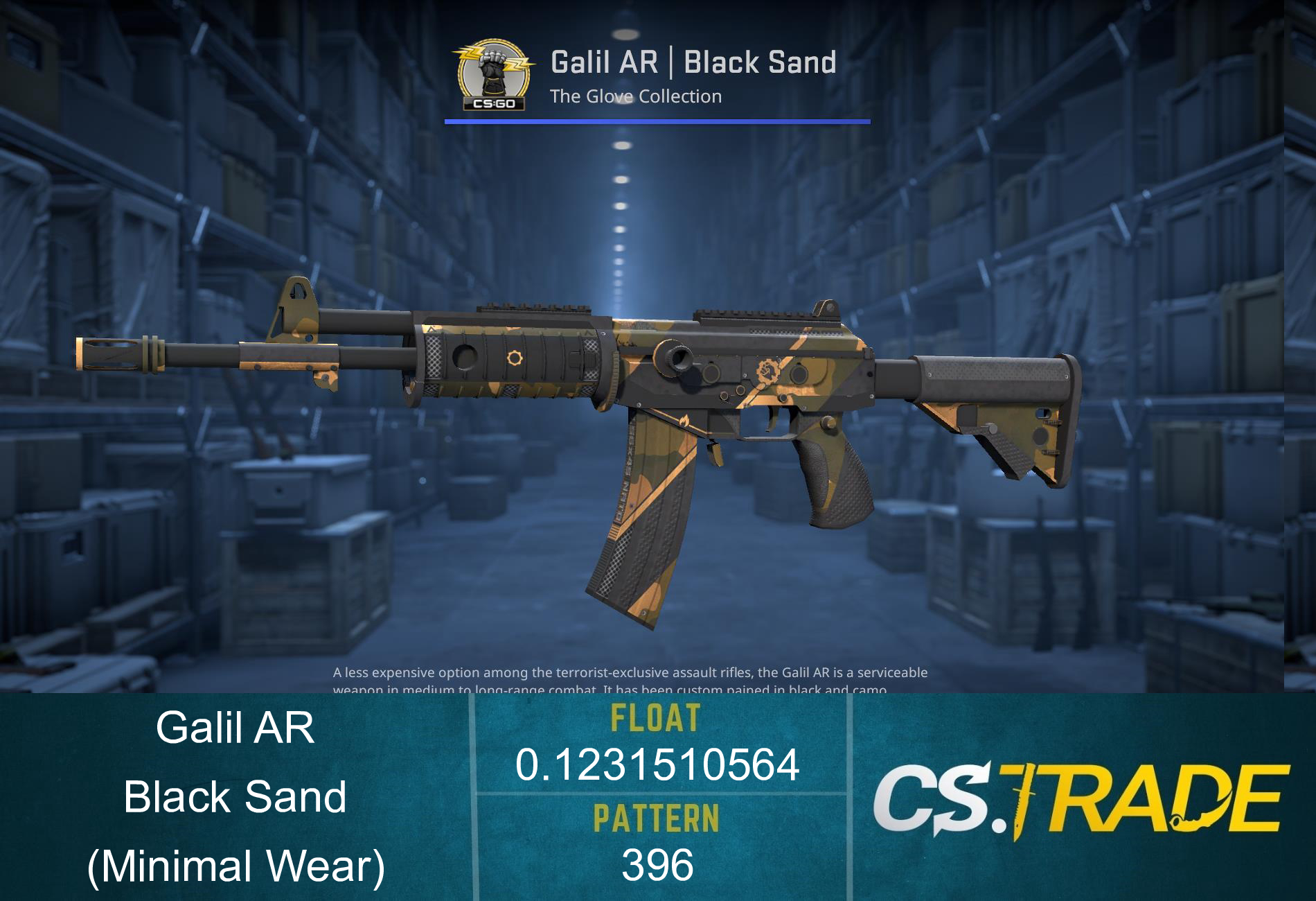 Galil AR | Black Sand (Minimal Wear) Screenshot