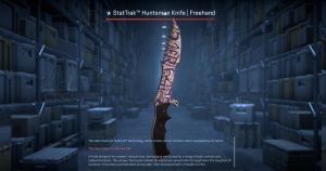 ★ StatTrak™ Huntsman Knife | Freehand (Field-Tested) Screenshot