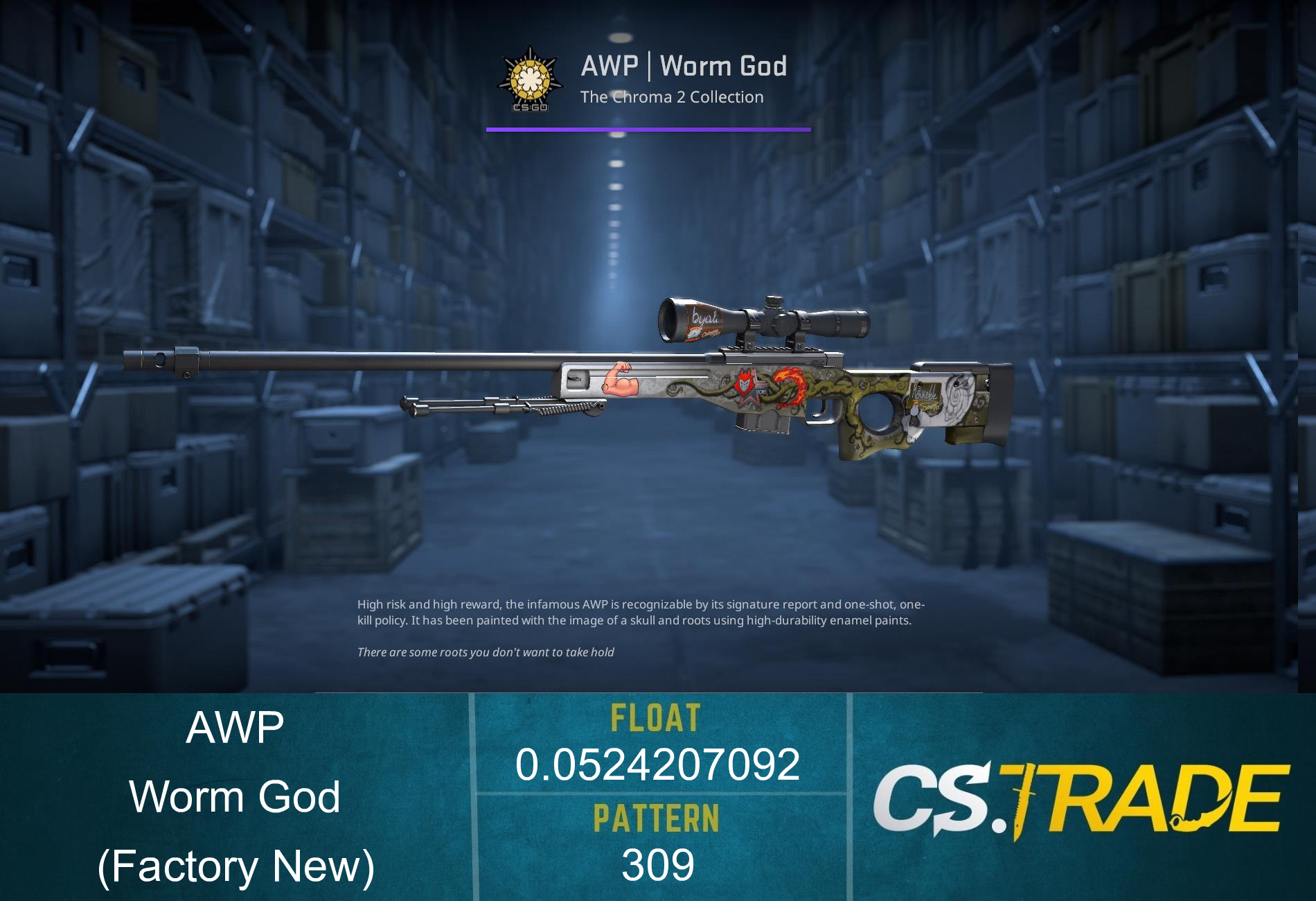 AWP | Worm God (Factory New) Screenshot