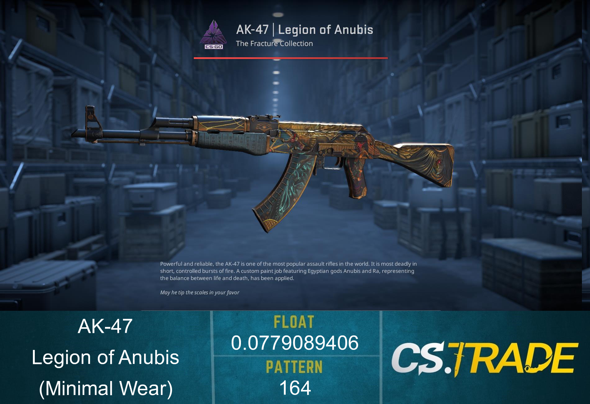 AK-47 | Legion of Anubis (Minimal Wear) Screenshot