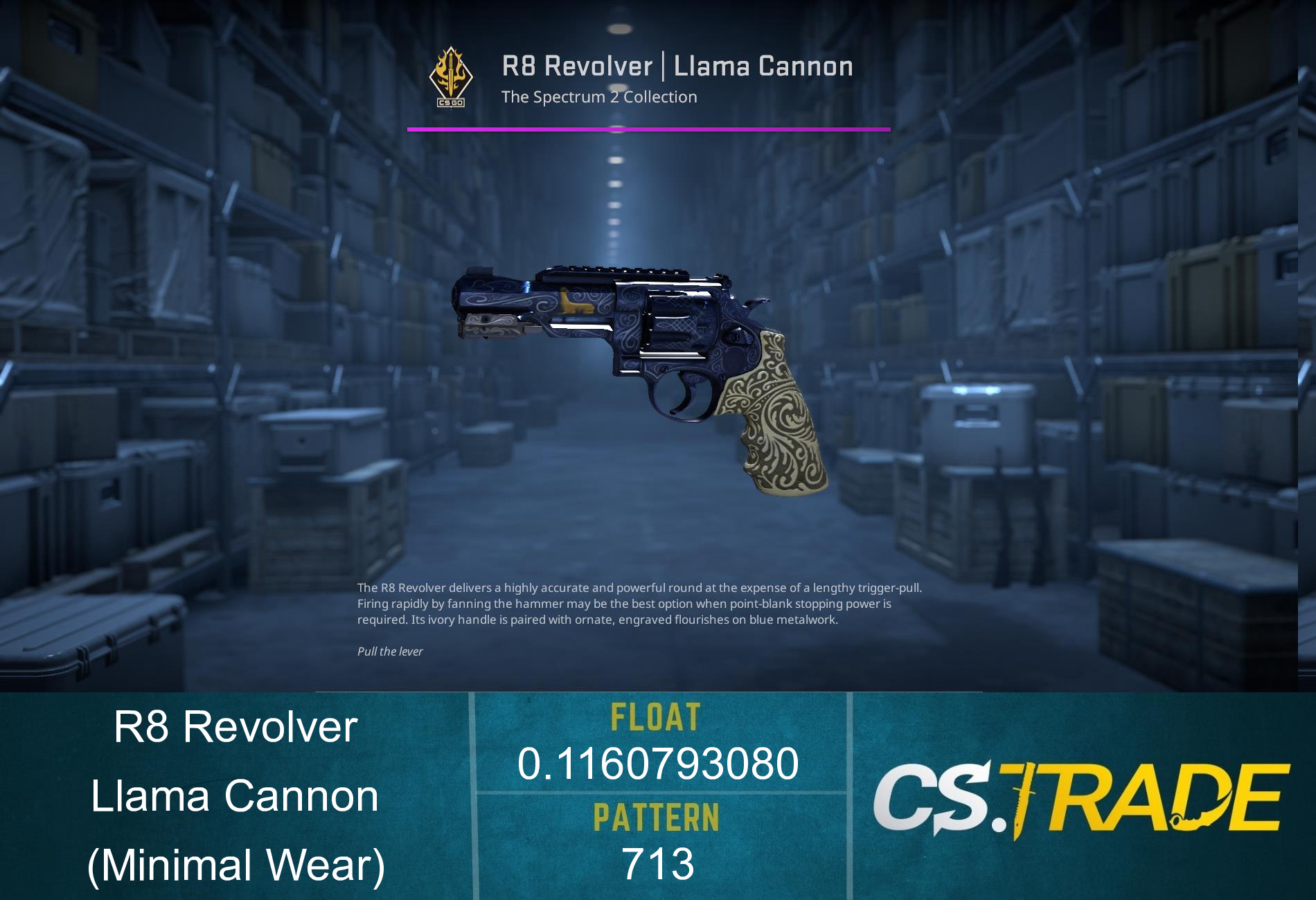R8 Revolver | Llama Cannon (Minimal Wear) Screenshot