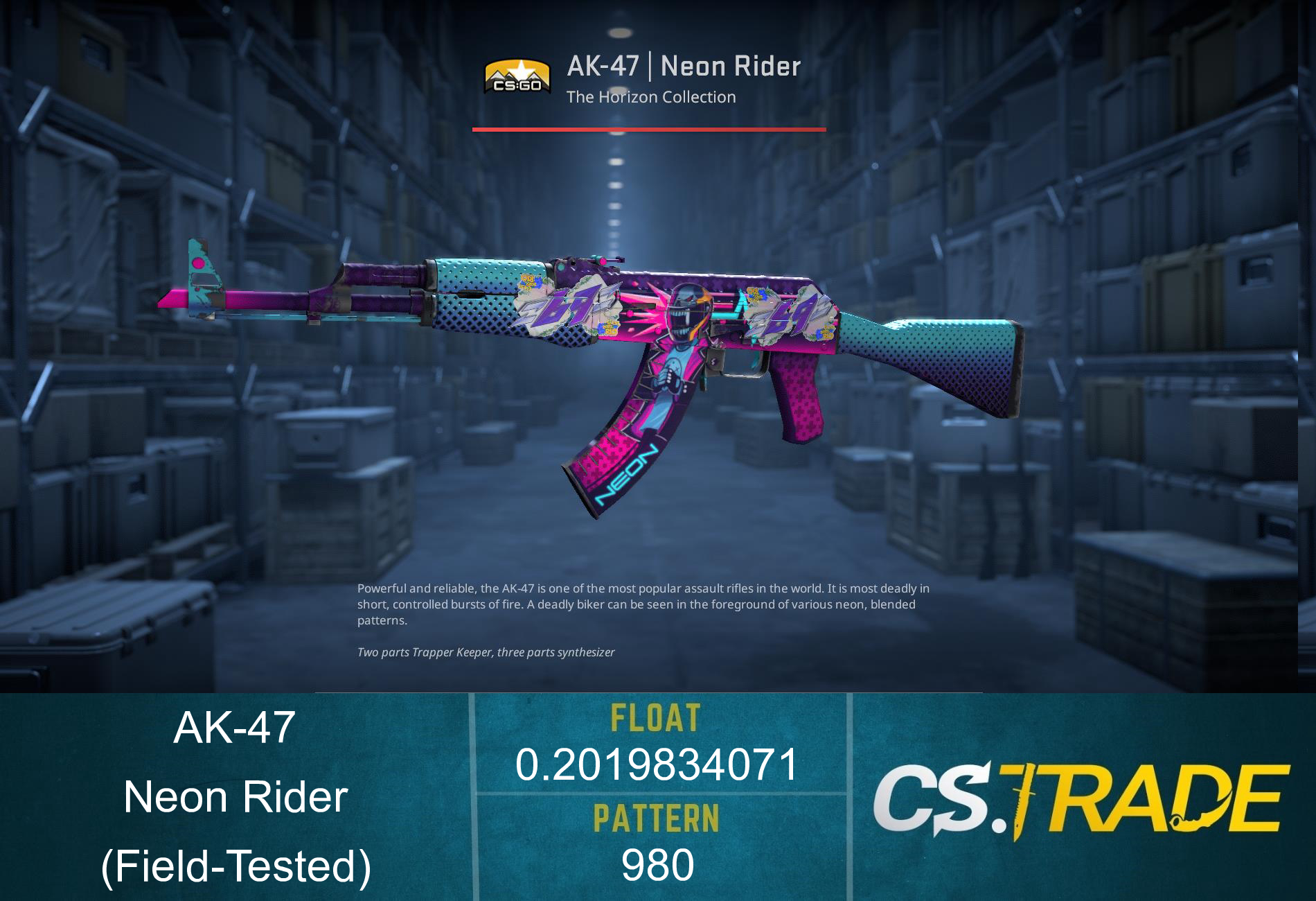 AK-47 | Neon Rider (Field-Tested) Screenshot