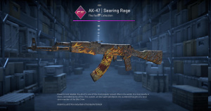 AK-47 | Searing Rage (Battle-Scarred) Screenshot