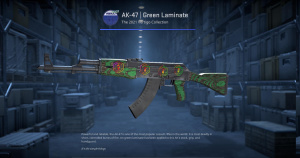 AK-47 | Green Laminate (Minimal Wear) Screenshot