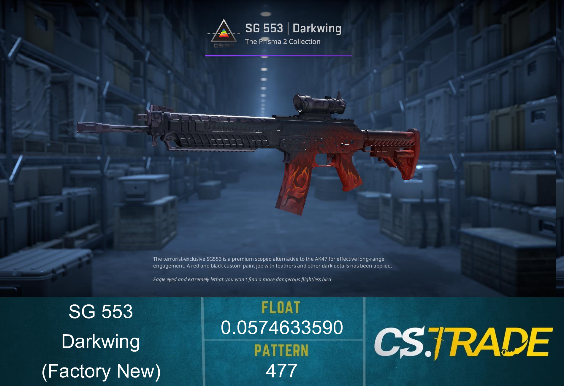 SG 553 | Darkwing (Factory New) Screenshot