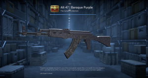 AK-47 | Baroque Purple (Well-Worn) Screenshot