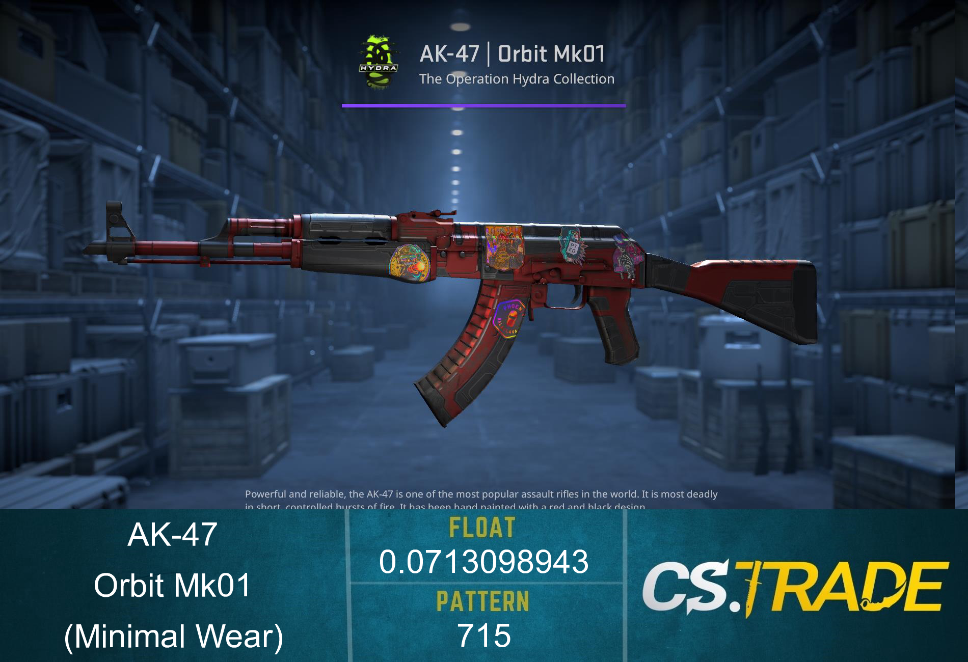 AK-47 | Orbit Mk01 (Minimal Wear) Screenshot