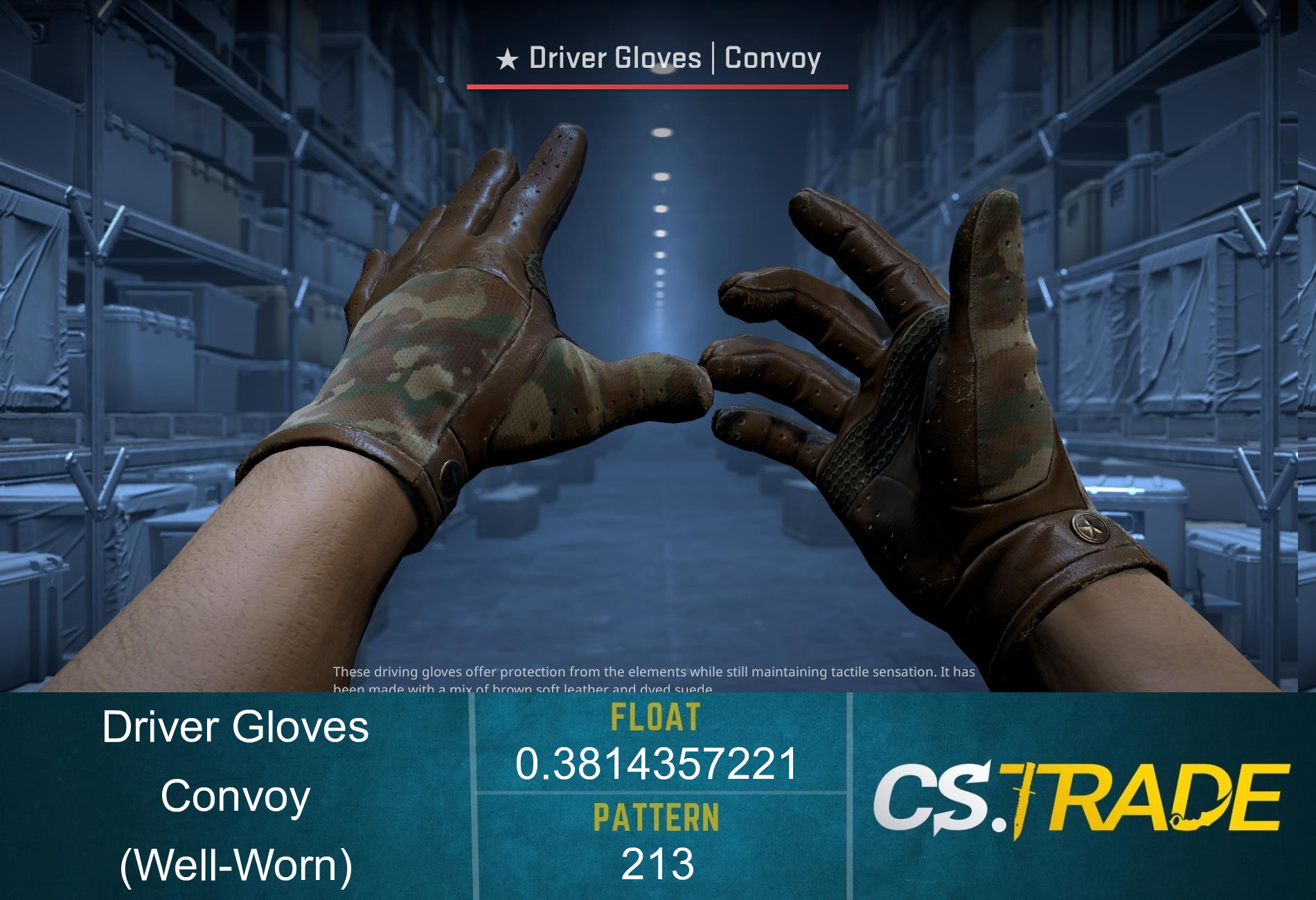 ★ Driver Gloves | Convoy (Well-Worn) Screenshot