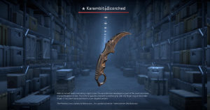 ★ Karambit | Scorched (Battle-Scarred) Screenshot