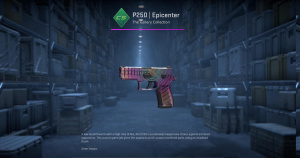 P250 | Epicenter (Minimal Wear) Screenshot
