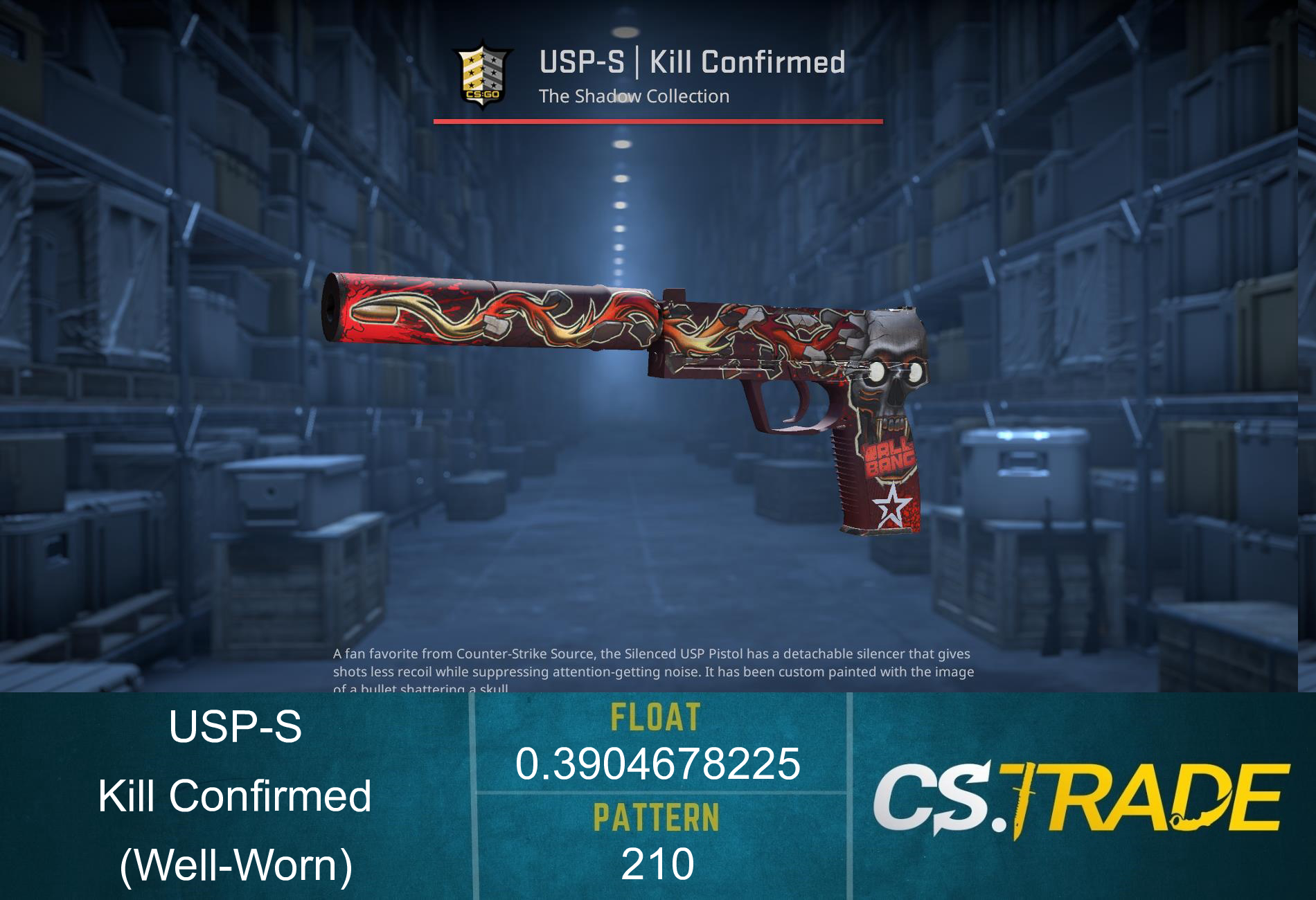 USP-S | Kill Confirmed (Well-Worn) Screenshot